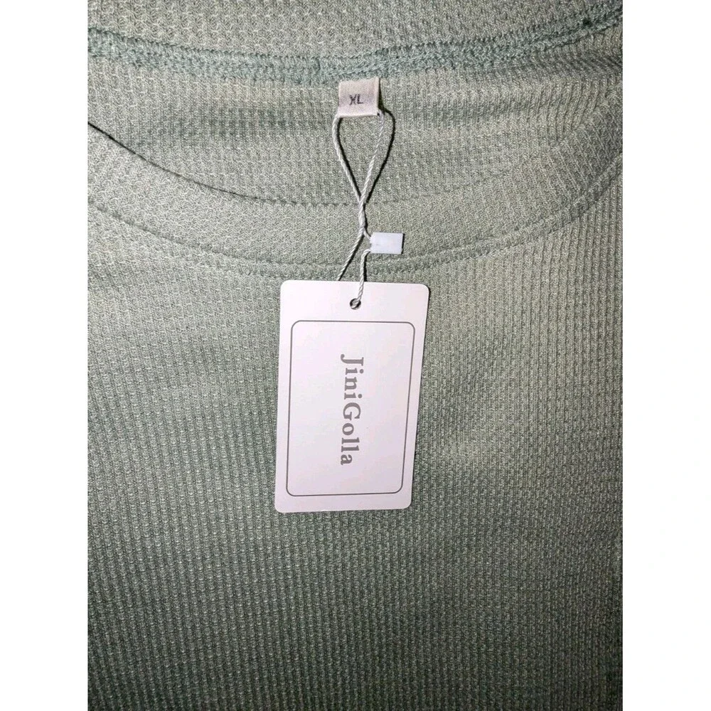 JiniGolla Lounge Set Soft Waffle Knit Womens Size XL
